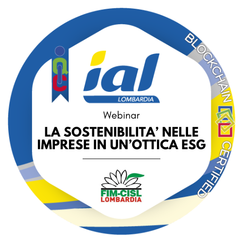 Webinar – LA SOSTENIBILITA’ NELLE IMPRESE IN UN’OTTICA ESG